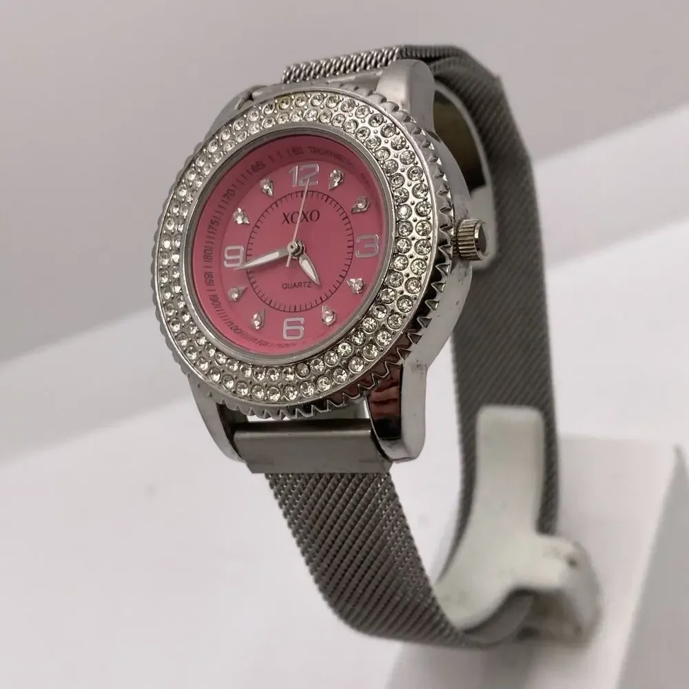 XOXO Womens Rhinestone Watch New Battery